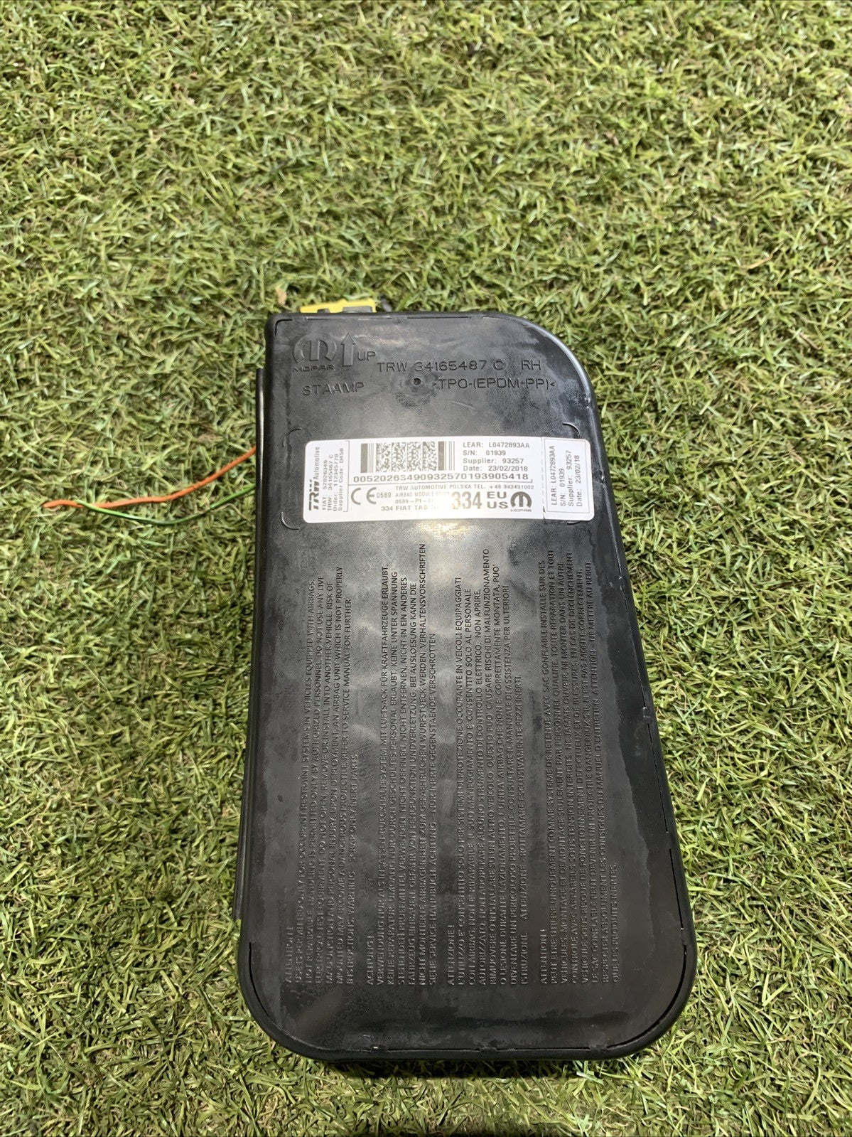 Airbag Sedile Anteriore Destro Fiat 500X 52026349