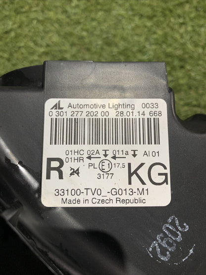 Faro Fanale Alogeno Anteriore Destro Honda Civic 2012 33100-TV0-G013-M1