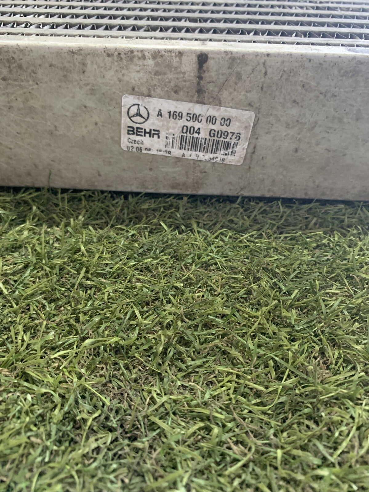 A1695000000 RADIATORE INTERCOOLER MERCEDES-BENZ CLASSE A (W169) (2)