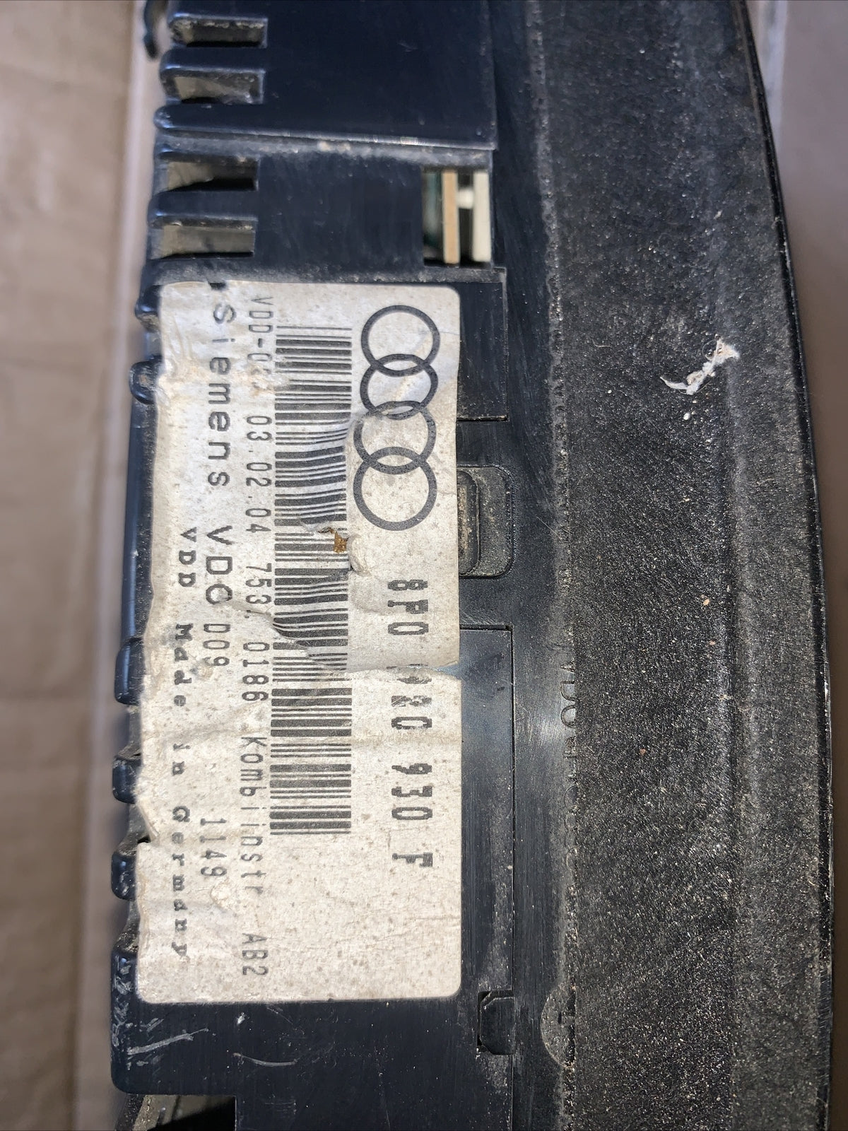 TACHIMETRO QUADRO STRUMENTI CONTA KM 8P0920930f PER AUDI A3 8P 2003-2015