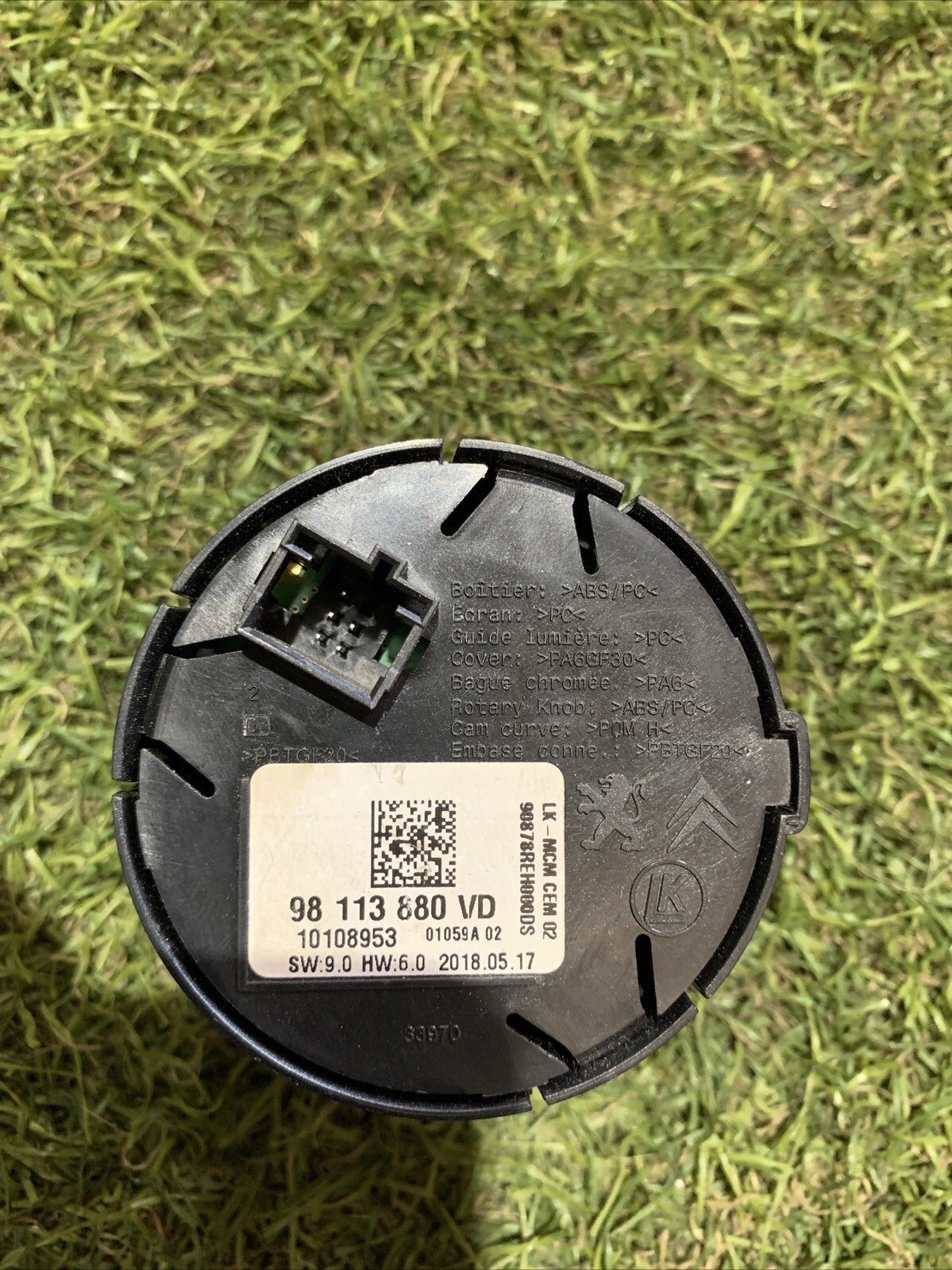 REGOLATORE CONTROLLO ASSETTO CITROEN C5 Aircross 98113880VD