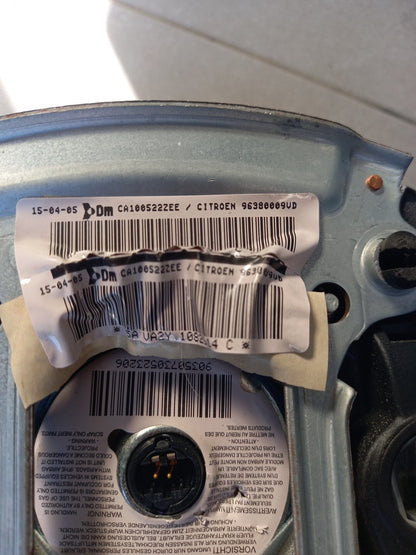  Airbag volante Citroen C3 I Dal 2002 al 2009 Cod 96380009UD