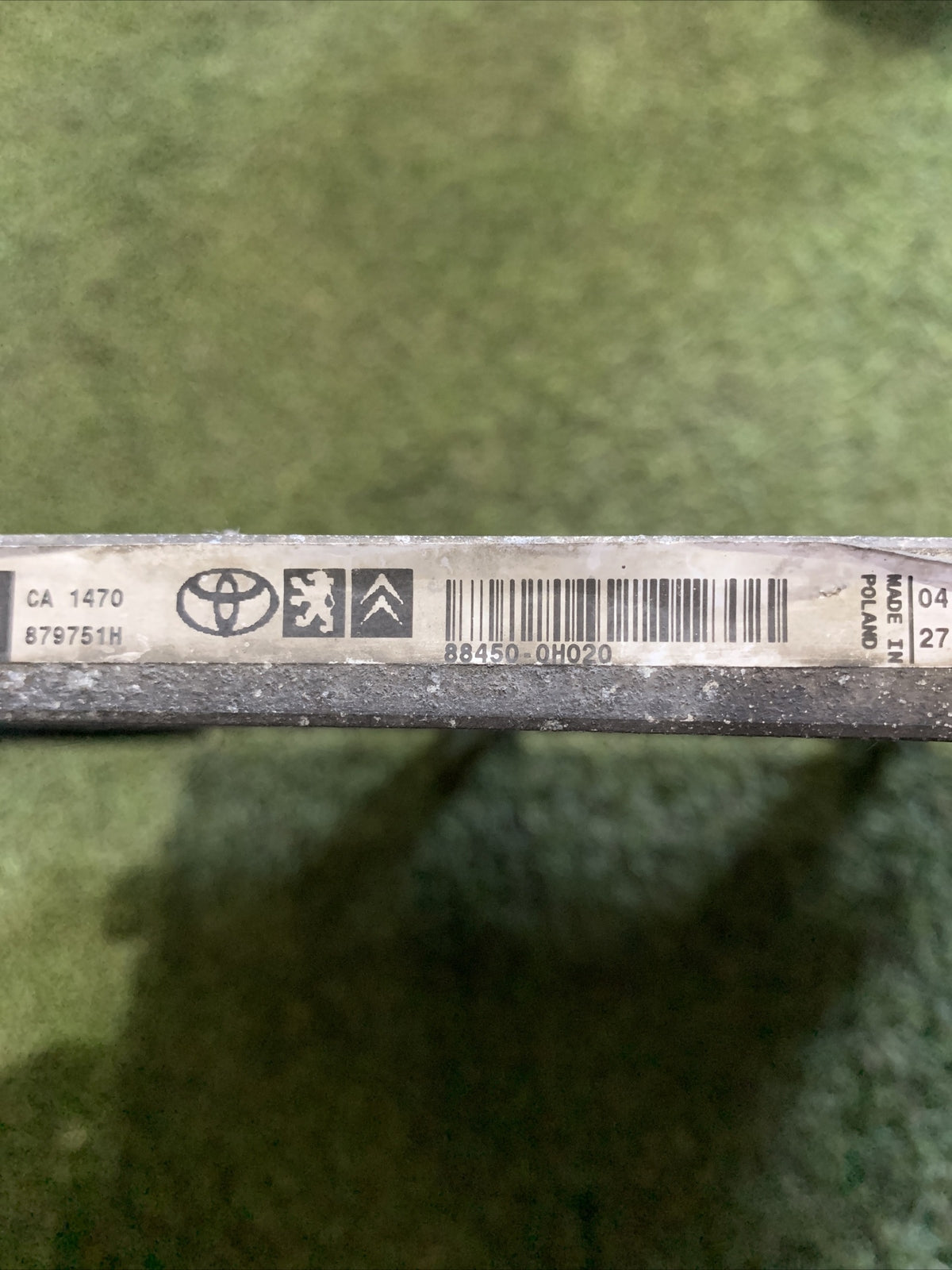 Radiatore Aria Condizionata Peugeot 107 88450-0H020