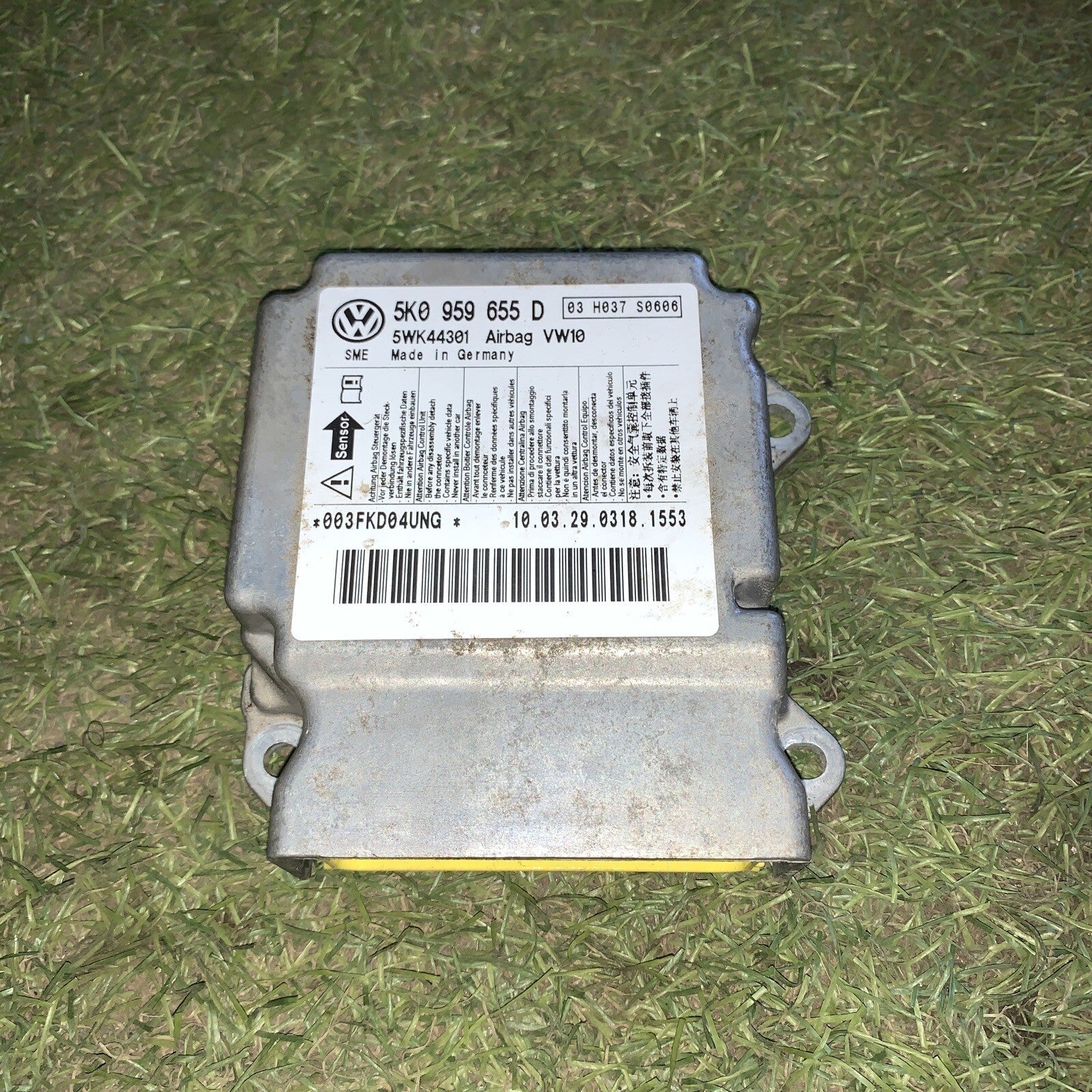 CENTRALINA AIRBAG VOLKSWAGEN Golf 6 2.0 140CV 3 PORTE 5K0959655D